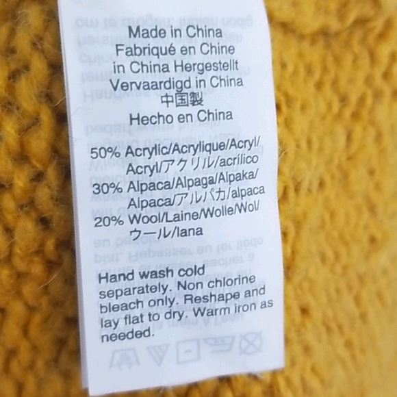 NWOT Madewell Alpaca Crop Sweater - Picture 4 of 8